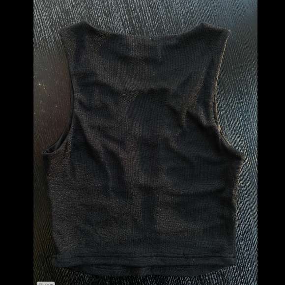 Tiger Mist Black Chain Top - BLACK - Picture 2 of 4